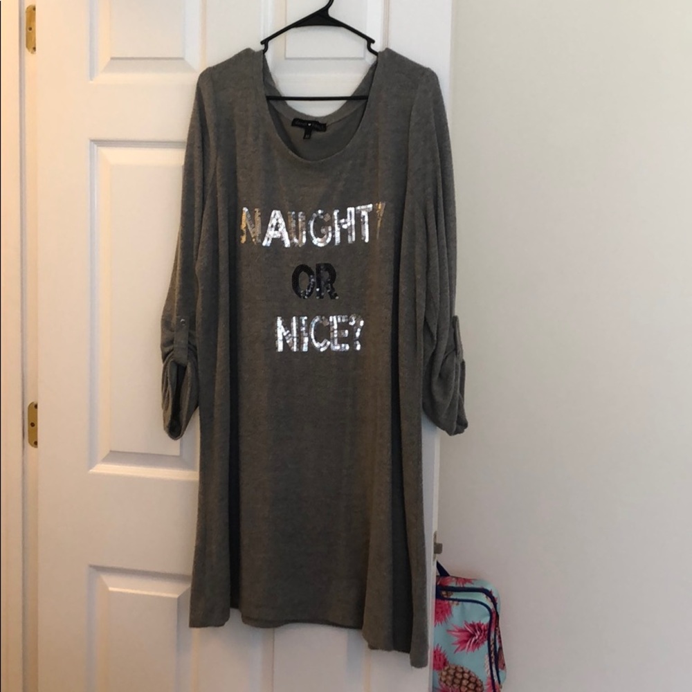 Naughty or nice sweater